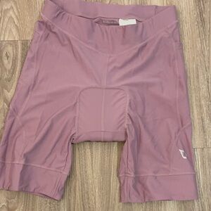 Baleaf Women's Padded Mauve Cycling Shorts Large